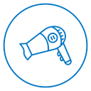 Hair Dryer Color Outline icon