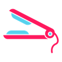 Hair straightener icon