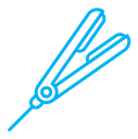 Hair straightener icon