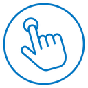 Hand click icon