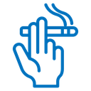 Hand holding cigarette 2 icon