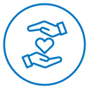 Hand holding heart 2 icon