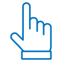Hand pointer icon