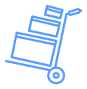 Hand truck icon