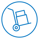 Hand truck icon