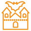 Haunted house icon