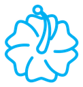 Hawaiian flower icon