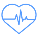 Heart Pulse Line icon