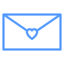 Heart Seal Envelope icon