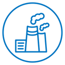 Heat power station icon