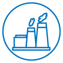 Heat power station icon