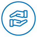 Helping Hands Care Color Outline icon