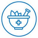 Herbal medicine icon