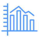 Histogram Trend Line icon