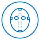 Hockey mask icon