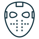 Hockey mask icon