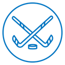 Hockey sticks 2 icon