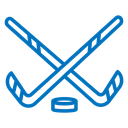 Hockey sticks 2 icon