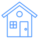Home Round Window Color Outline icon