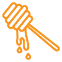 Honey dipper icon
