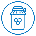 Honey jar icon