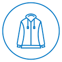 Hoodie jacket icon