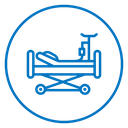 Hospital bed icon