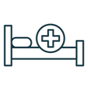 Hospital bed 4 icon