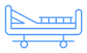 Hospital Bed Side Rail Color Outline icon