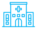 Hospital building icon