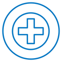 Hospital sign icon