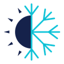 Hot and cold icon