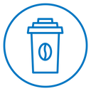 Hot coffee cup 2 icon