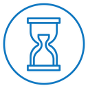 Hourglass end icon