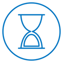 Hourglass end 2 icon