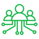HR Strategy Team Network icon