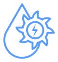 Hydro power Color Outline icon