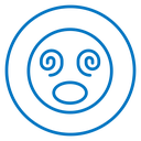 Hypnotized emoji Color Outline icon