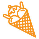 Ice cream cone icon