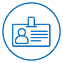 Id badge icon