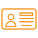 Identification card icon