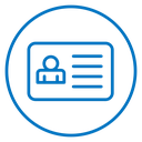 Identity card icon