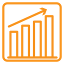 Increase chart icon