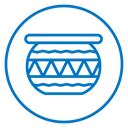 Indian pot icon