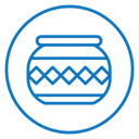 Indian pot icon