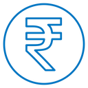 Indian rupee icon