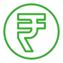 Indian rupee icon