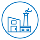 Industrial factory icon