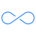 Infinity Wire Loop Color Outline icon