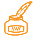 Ink and quill icon